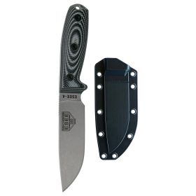 ESEE â€˜ESEE-4â€™ 4.5â€³ Fixed Blade Knife (Gray/Black)