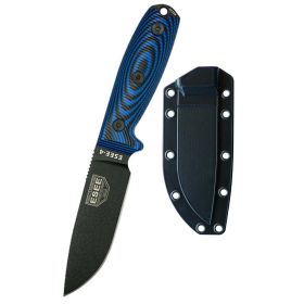 ESEE â€˜ESEE-4â€™ 4.5â€³ Fixed Blade Knife (Blue/Black)