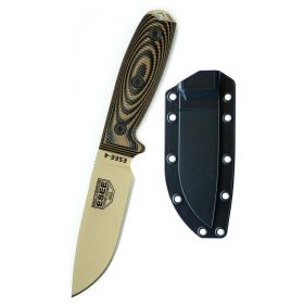 ESEE â€˜ESEE-4â€™ 4.5â€³ Fixed Blade Knife (Coyote/Black)