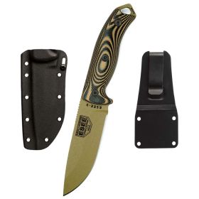 ESEE 'ESEE-5' 5.25" Fixed Blade Knife (Coyote/Black)