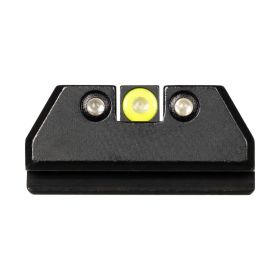 Night Fision Tritium Night Sight Set for CZ-USA P-07/P-09 - Yellow Tritium Ring/Tritium Black Ring R