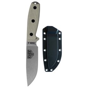 ESEE 'ESEE-4' 4.5" Fixed Blade Knife (Canvas Micarta)