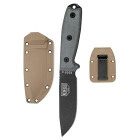 Esee 'Esee-4' 4.5" Fixed Blade Knife (Black Blade)