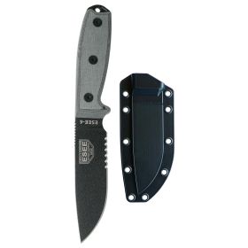 ESEE â€˜ESEE-4â€™ 4.5â€³ Fixed Blade Knife (Black/Gray)