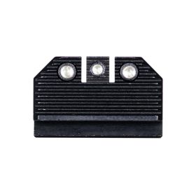 Night Fision Optics-Ready Stealth Series for Glock 42/43/43X/43X MOS Black Front Ring/Black Rear
