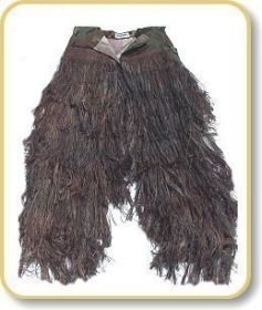 BDU Ghillie Suit Pants| Color| Woodland (Option: Extra Large - Long)