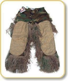 Sniper BDU Ghillie Pants| Color| Woodland (Option: Small - Regular)