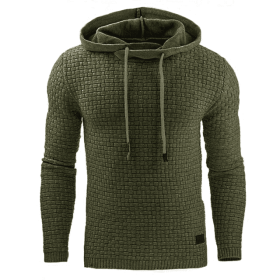 Men's hoodies sweater (Option: Green-XL)